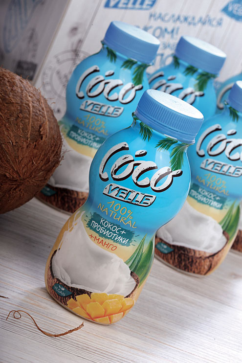 кокосовый йогурт сoco velle – новый дизайн упаковки от runway branding