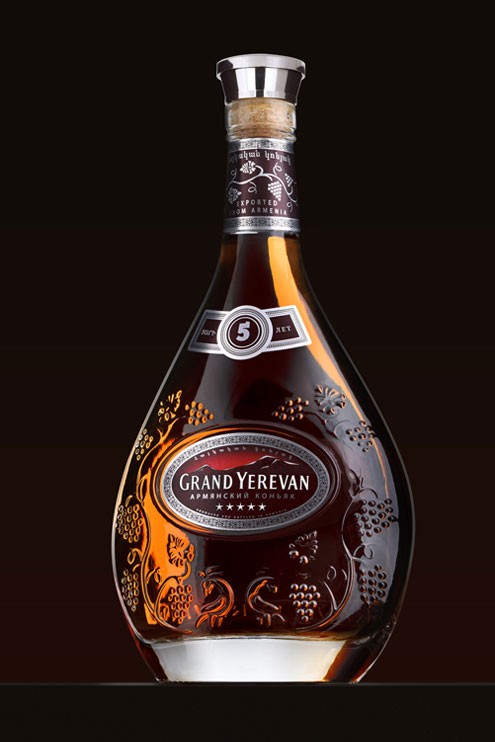 дизайн коньяка премиум сегмента grand yerevan