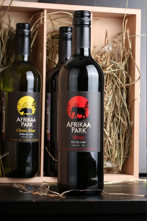 нейминг торговой марки и дизайн-концепция вина afrikaa park